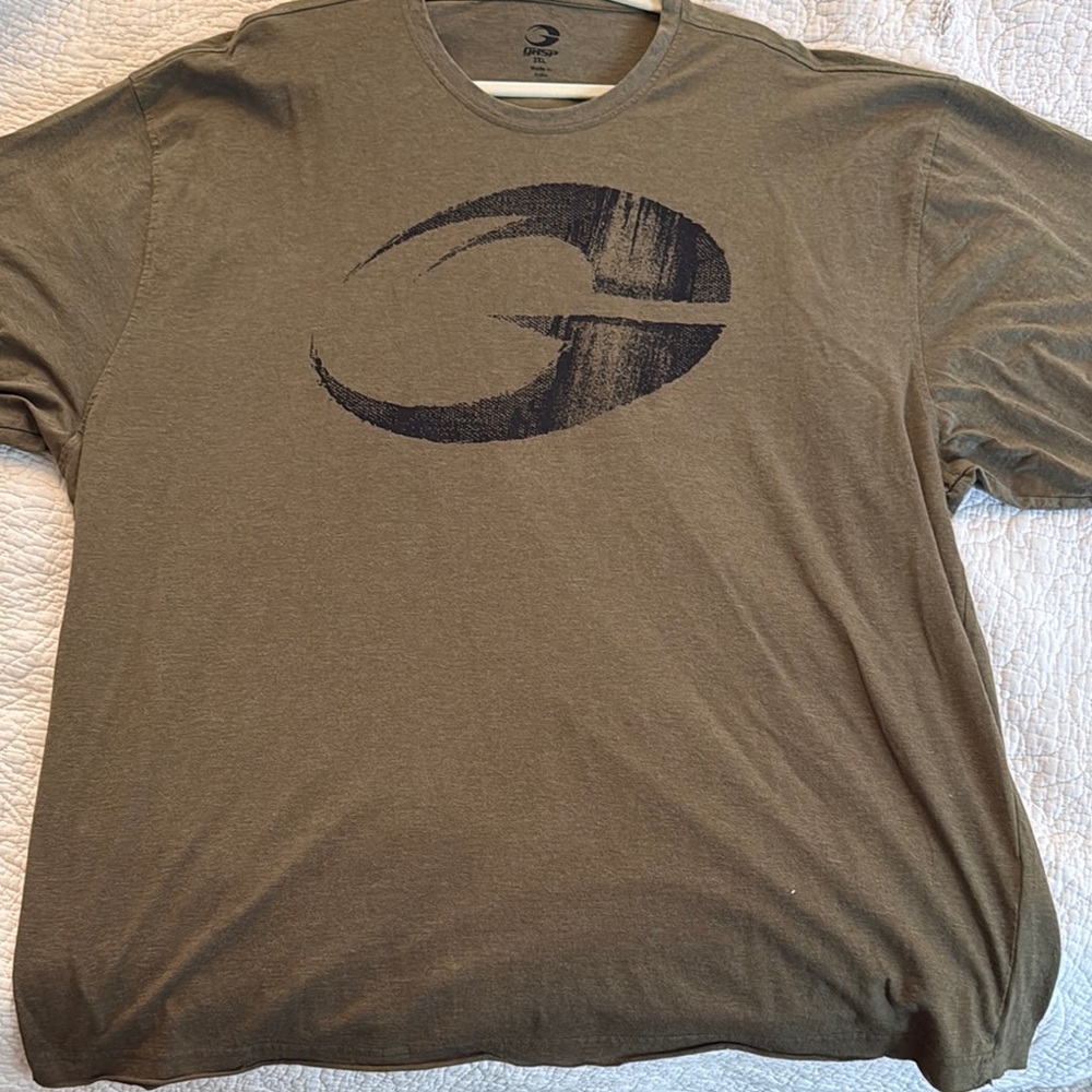 GASP INC Oversized 3XL Olive Green Graphic T-Shirt